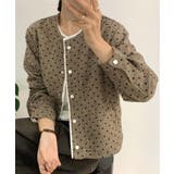 ドットパターンコットンジャケット | aimoha | 詳細画像5