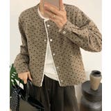 ドットパターンコットンジャケット | aimoha | 詳細画像6