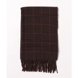 チェック柄フリンジマフラー【AW】 | aimoha  | 詳細画像5 