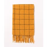 チェック柄フリンジマフラー【AW】 | aimoha  | 詳細画像7 