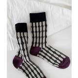 ブラック | 【mosox】韓国風レトロソックス | aimoha 