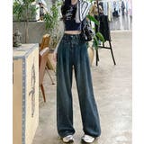 ハイウエストワイドデニムパンツ | aimoha | 詳細画像20