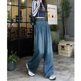 ハイウエストワイドデニムパンツ | aimoha | 詳細画像23