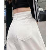 ハイウエストワイドデニムパンツ | aimoha | 詳細画像3