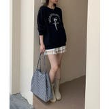 文字刺繍スウェット | aimoha | 詳細画像9