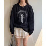 文字刺繍スウェット | aimoha | 詳細画像3