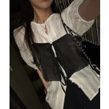 ブラック | 軽やかな着心地ミニマルデザインキャミソール | aimoha