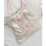レース刺繍ポケットトートバッグ | aimoha  | 詳細画像27 