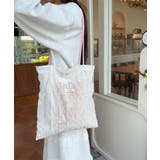 レース刺繍ポケットトートバッグ | aimoha  | 詳細画像5 