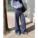 ストライプワイドデニムパンツ | aimoha | 詳細画像9