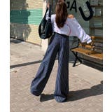 ストライプワイドデニムパンツ | aimoha | 詳細画像17