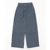 ストライプワイドデニムパンツ | aimoha | 詳細画像1