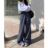 ストライプワイドデニムパンツ | aimoha | 詳細画像19