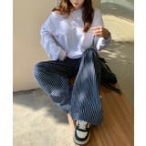 ストライプワイドデニムパンツ | aimoha | 詳細画像22
