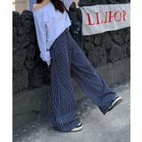 ストライプワイドデニムパンツ | aimoha | 詳細画像25