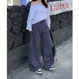 ストライプワイドデニムパンツ | aimoha | 詳細画像27