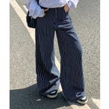 ストライプワイドデニムパンツ | aimoha | 詳細画像29