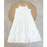 レースティアードコットンキャミワンピース | aimoha | 詳細画像1