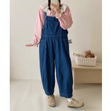 デニムオーバーオールワイドパンツ | aimoha | 詳細画像6