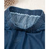 レース付きデニムワイドパンツ | aimoha | 詳細画像4