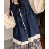 ドローストリングデニムベスト | aimoha | 詳細画像13