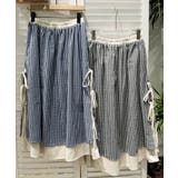 ギンガムチェックロングスカート | aimoha  | 詳細画像16 