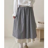 ギンガムチェックロングスカート | aimoha  | 詳細画像13 