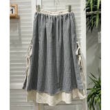 ギンガムチェックロングスカート | aimoha  | 詳細画像2 