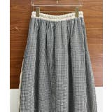 ギンガムチェックロングスカート | aimoha  | 詳細画像4 