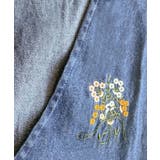 刺繍デニムベスト | aimoha | 詳細画像2