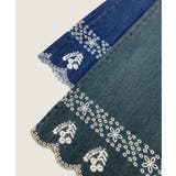 刺繍レースフリルデニムパンツ | aimoha | 詳細画像9