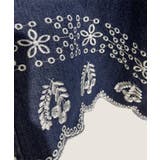 刺繍レースフリルデニムパンツ | aimoha | 詳細画像8