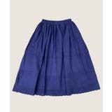 レース付き麻混ロングスカート | aimoha  | 詳細画像2 