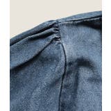 刺繍襟付きデニム風ブラウス | aimoha  | 詳細画像7 