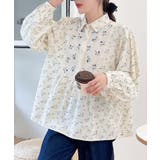 ナチュラルフローラルプリントブラウス | aimoha | 詳細画像2