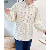 ナチュラルフローラルプリントブラウス | aimoha | 詳細画像3