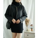 ウール襟なしショートジャケット【AW】 | aimoha  | 詳細画像16 