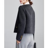 ウール襟なしショートジャケット【AW】 | aimoha  | 詳細画像4 