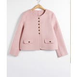 ウール襟なしショートジャケット【AW】 | aimoha  | 詳細画像13 