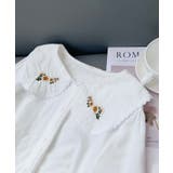 刺繍入りビッグカラーシャツ | aimoha | 詳細画像7
