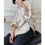 ライトベージュ | ギャザーデザインオーバーシャツ | aimoha