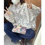 プリント柄オーバーシャツ | aimoha | 詳細画像16
