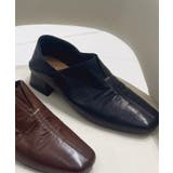 ブラック | 【Decade classic】シンプルデザインレザーアンクルストラップヒールシ… | aimoha 