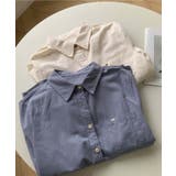 ポケット付きオーバーカラーシャツ | aimoha  | 詳細画像13 