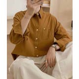 ポケット付きオーバーカラーシャツ | aimoha  | 詳細画像21 