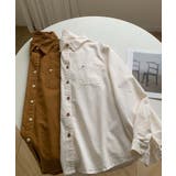 ポケット付きオーバーカラーシャツ | aimoha  | 詳細画像4 