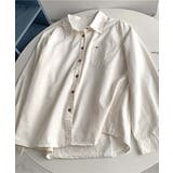 ポケット付きオーバーカラーシャツ | aimoha  | 詳細画像8 