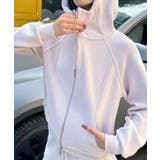 ピンク | ハイネックジップアップパーカー | aimoha