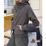 ハイネックジップアップパーカー | aimoha | 詳細画像1