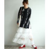 フリルティアードチュールスカート | aimoha  | 詳細画像3 